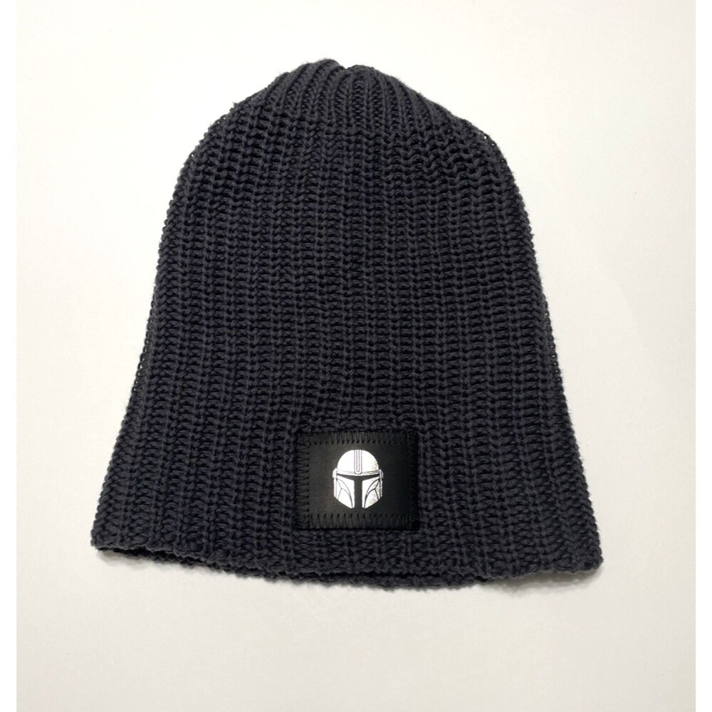 Star Wars Mandalorian By Love Your Melon Dark Charcoal Adult Beanie Cotton USA
